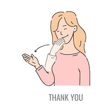 ISL Sign THANK YOU